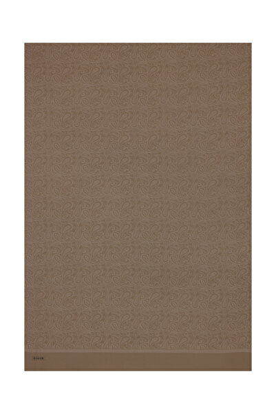 Aker Açık Kahverengi Etnik Desenli Jakar Şal