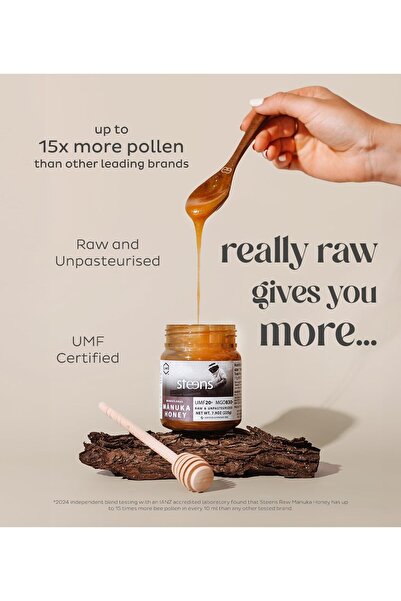 Steens Manuka Honey - MGO 830+ - Pure & Raw 100% Certified UMF 20+ Manuka Honey - Bottled and Sealed