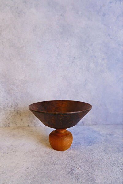 justwood Ligna Melamine Wood Embossed 19 cm Salad Plate with Pomegranate Feet...