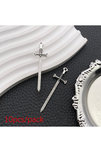 Choice 18720-10 قطع 10/16 قطعة سيوف عتيقة مصنوعة يدويًا - دلايات سيوف طويلة، ...