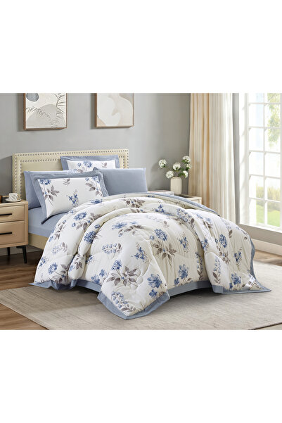 Doona 4Pcs Single Comforter Set – Fits 140×200cm Bed Reversible Printed with ...