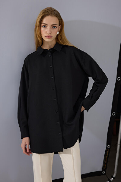 Touché Privé Oversize Crepe Shirt