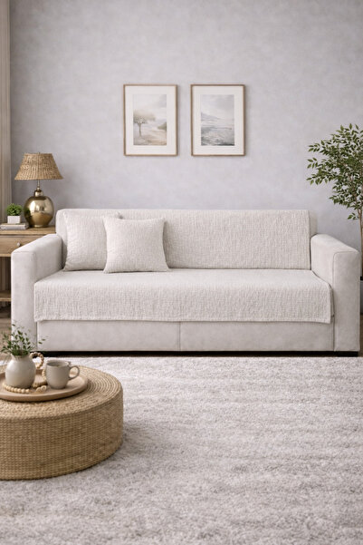 NazeninHome Armchair Cover |   Muslin Sofa Cover 180 X 220 |   2 Storey |   W...