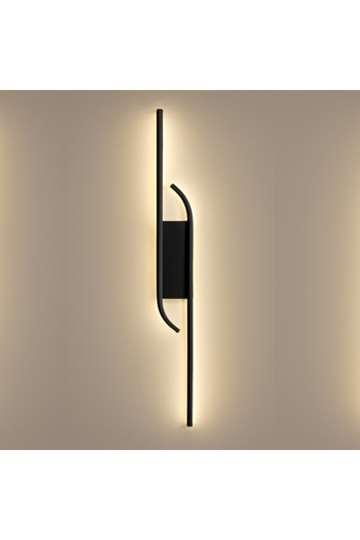 nory Simple Black LED Wall Light