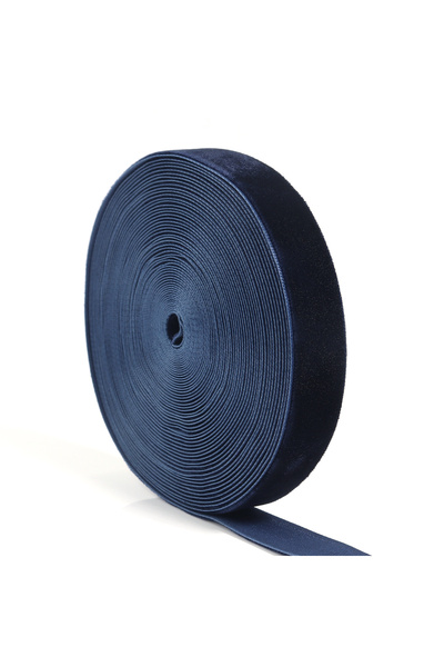 Choice شريط مخملي أزرق داكن 20 مم، 10 ياردات، 5-10 ياردات، شريط دانتيل لعيد ا...