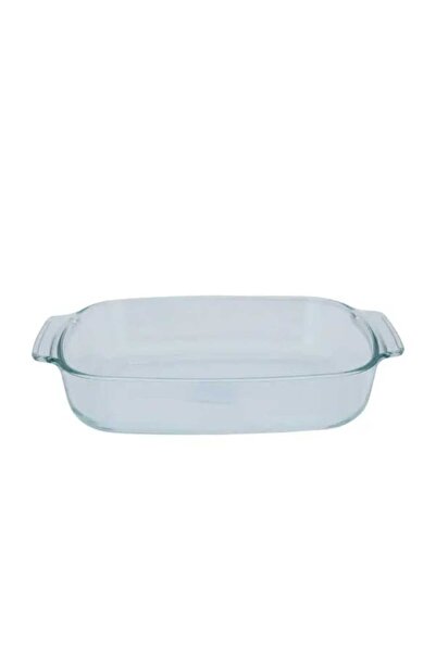 Generic Al Saif Gallery Glass Tray, 2.2 Liter, Rectangle - Transparent