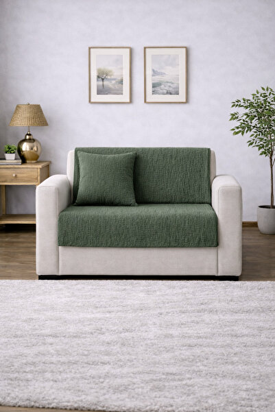 NazeninHome Armchair Cover |   Muslin Sofa Cover 100 X 220 |   2 Storey |   T...