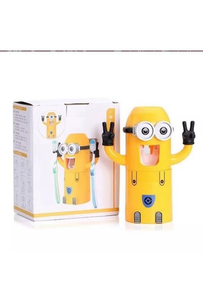 OEM Dozator automat de pastă de dinți Minion – fără atingere, distractiv pent...