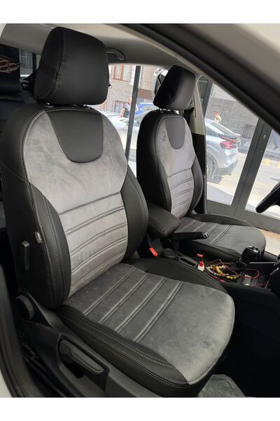 AKINCI غطاء مقعد السيارة الخلفي 2+1 لسيارة سكودا أوكتافيا 2013-2019 - غطاء مق...