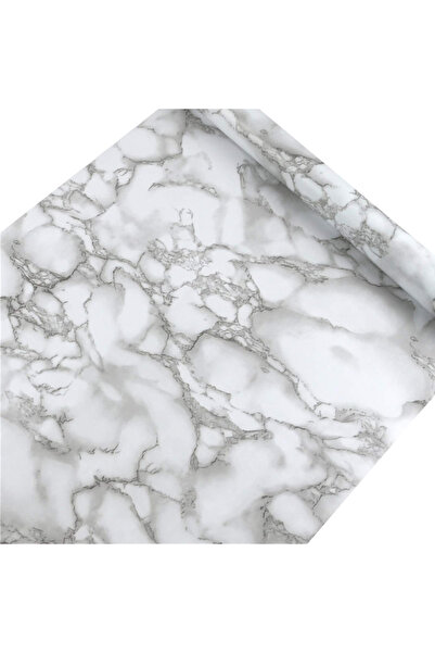 Primo Plus ورق جدران بنمط الرخام باللون الرمادي