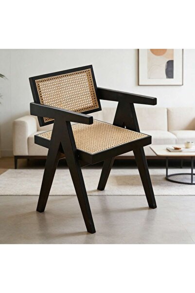 Mtanvxay Retro Rubber Wood Living Room Chair Velvet Fabric Armchair for Multi...