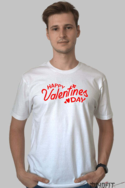 GILDAN Tricou Valentine S Day Happy Valentine S Day Cu Inima Si Flori Barbat