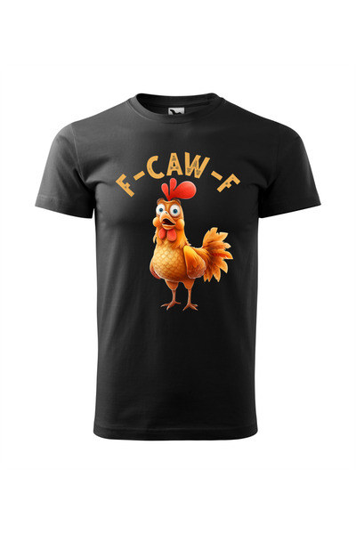 Malfini Tricou personalizat, "F CAW F", Negru, Marime 3XL, Model #15