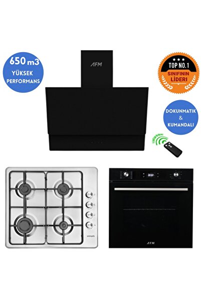 Eminçelik ve AFM TECH Markalı / FR/ inoX- Siyah Turbolu Ankastre Set ( 31 220...