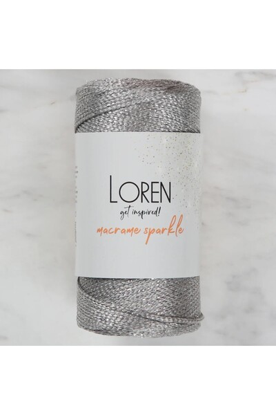 Loren Glitter Macrame Bag String Polyester 2 Pieces