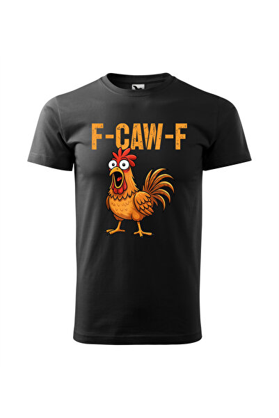 Malfini Tricou personalizat, "F CAW F", Negru, Marime L, Model #16