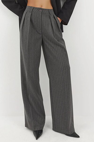 Hiccup Ριγέ παντελόνι Palazzo με φαρδύ πλισέ