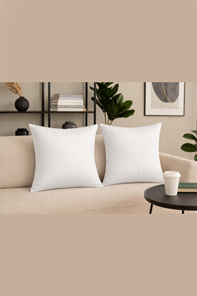 Fabric Box Husă de pernă din satin de bumbac 2 bucăți 35 x 35 cm