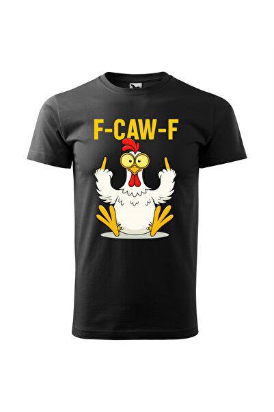 Malfini Custom T-shirt, "F CAW F", Black, Size 122 cm, Model #36