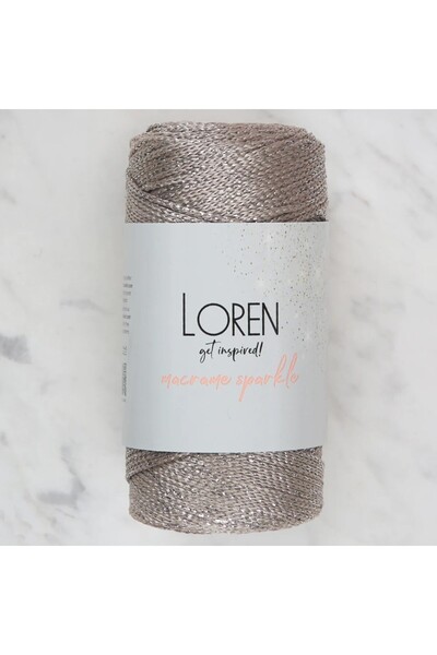 Loren Glitter Macrame Bag String Polyester 2 Pieces
