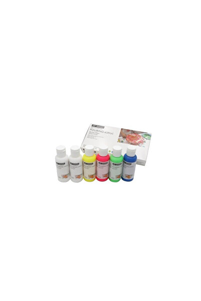 OEM Acrylic colors for pouring painting technique 6x100ml/tube