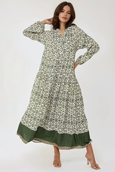 Hiccup فستان محتشم بنمط ياقة القميص