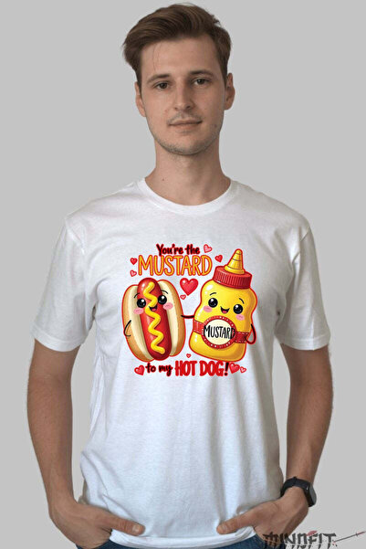 GILDAN Tricou Valentine S Day Cuplu You Re The Mustard To My Hot Dog Barbat