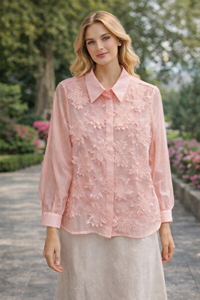 Serpil Exclusive Flowered Women's Shirt