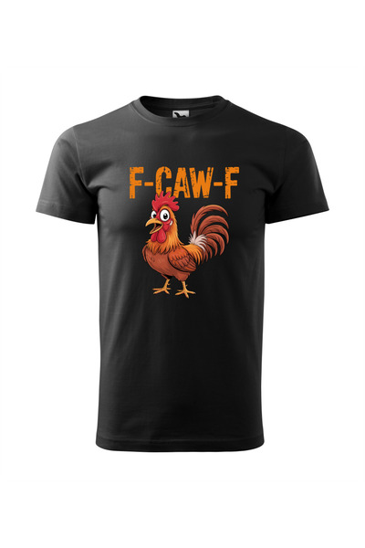 Malfini Custom T-shirt, "F CAW F", Black, Size 122 cm, Model #10