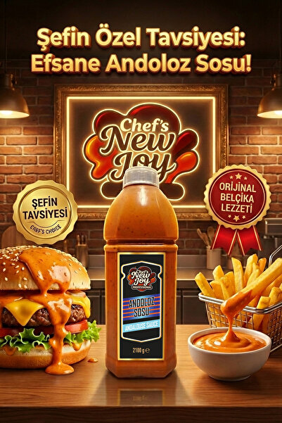 Chefs New Joy Andoloz Sosu (Endülüs) 2100 gr Sauce Andalouse