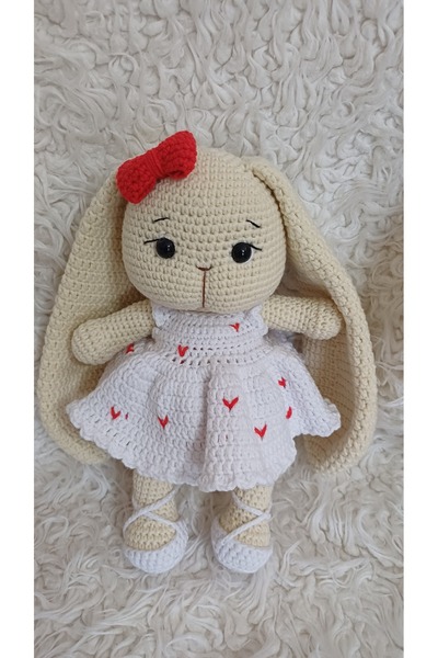 Deniz Hobi El örgüsü uzun kulak tavşan uyku oyun arkadaşı