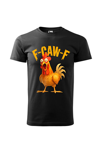 Malfini Custom T-shirt, "F CAW F", Black, Size 158 cm, Model #19