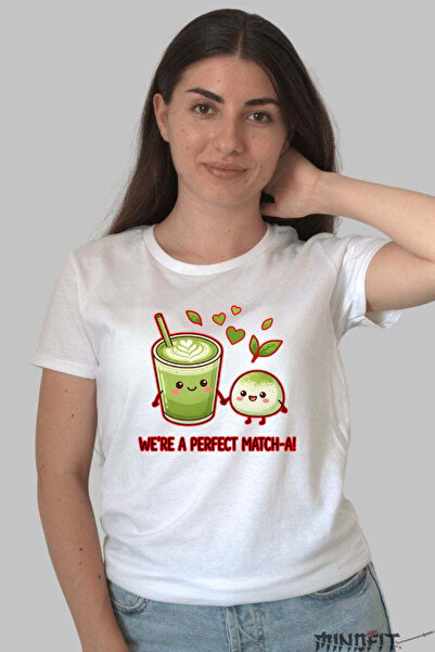 GILDAN Tricou Valentine S Day Cuplu We Re A Perfect Match A Dama