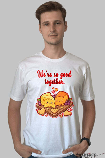 GILDAN Tricou Valentine S Day Cuplu We Re So Good Together Barbat
