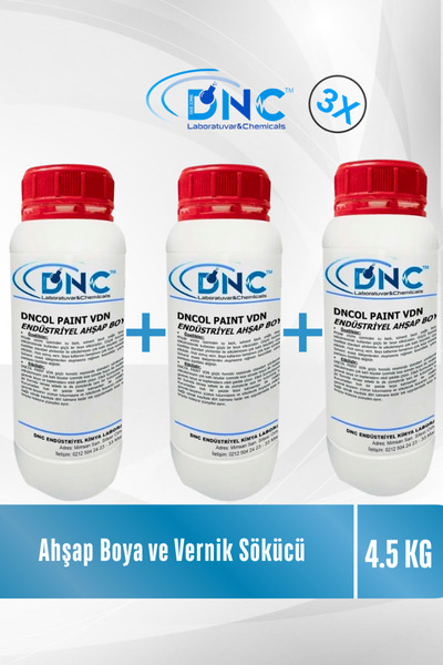 DNC Ahşap Boya Sökücü Dncol Paint VDN Üçlü 1.5 kg