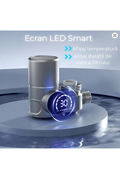 OEM Faucet Filter with Digital Thermometer, UV Light, Positive Ion Activated ...