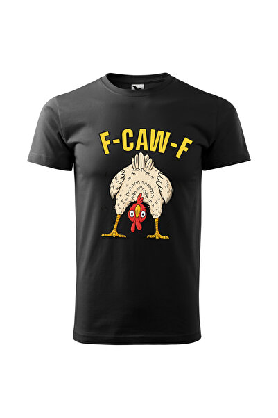 Malfini Custom T-shirt, "F CAW F", Black, Size 146 cm, Model #25