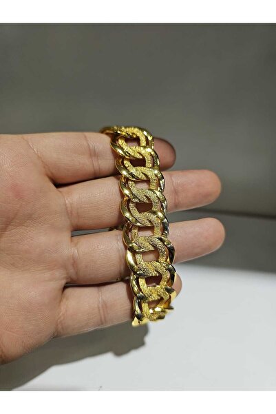 imitasyon dünyası 22 Ayar Altın Kaplama Samanyolu Bileklik 2 Cm Eninde A+ Kalite