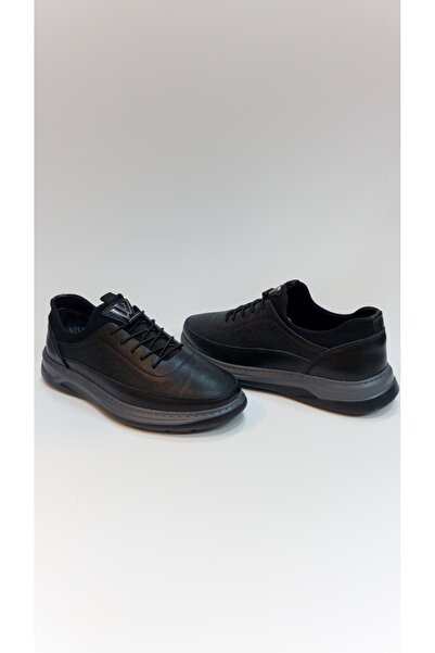 Voyager Men's Casual Shoes Genuine Leather Rubber Sole Lace-Up Orthopedic Com...