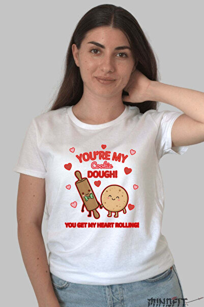 GILDAN Tricou Valentine S Day Cuplu Tu Esti Aluatul Meu De Biscuiti Dama