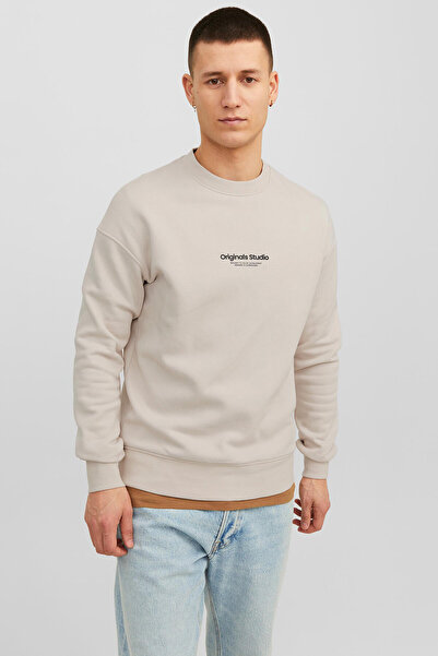 Jack & Jones Erkek Bisiklet Yaka Sweatshirt - Vesterbro
