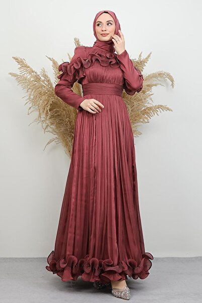 lizatesettür Kabartma Detay Yoryo Abiye Gül Kurusu