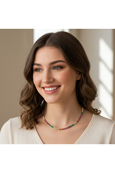 Mira Glam Colier tenis cu zirconiu