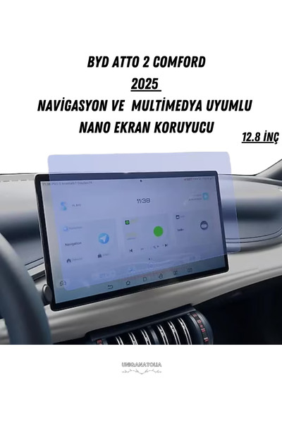 UniqAnatolia Byd Atto 2 Comford 2025 Multimedia Compatible Nano Screen Protector