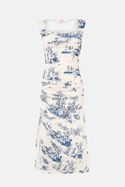 Hiccup Сукня міді з принтом без рукавів