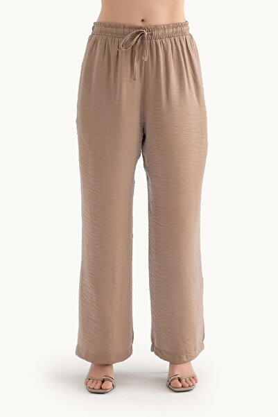 Hiccup Pantaloni lejeri cu talie medie și șnur