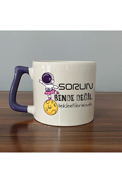 Kırtasiye Ofisi It's Not My Problem, It's in Your Expectations - Purple Handl...