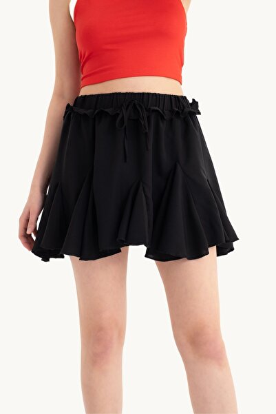 Hiccup Плісирована міні-спідниця - з деталями на талії