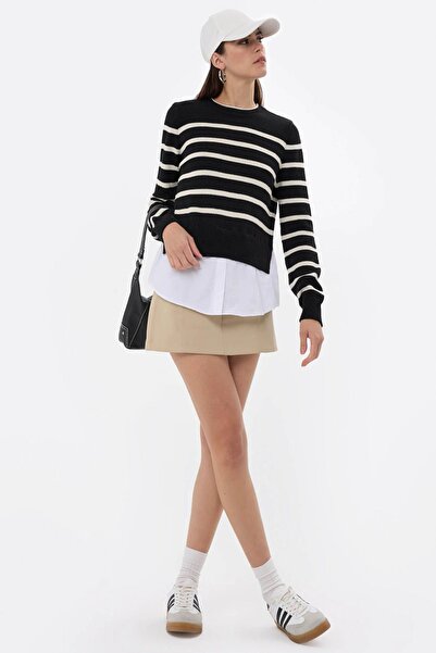 Hiccup Pulover cu dungi tricotate