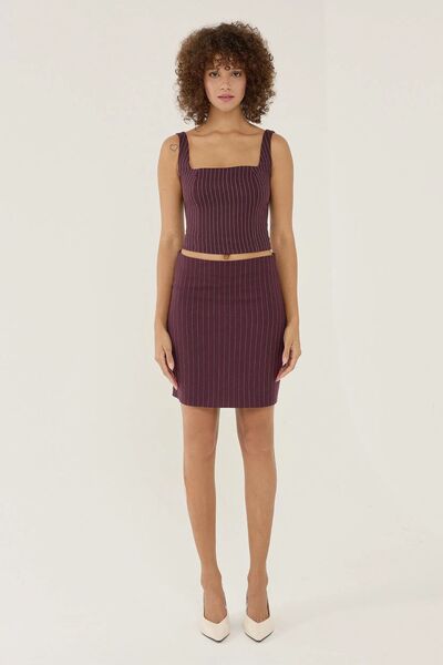 Hiccup Fustă mini cu dungi